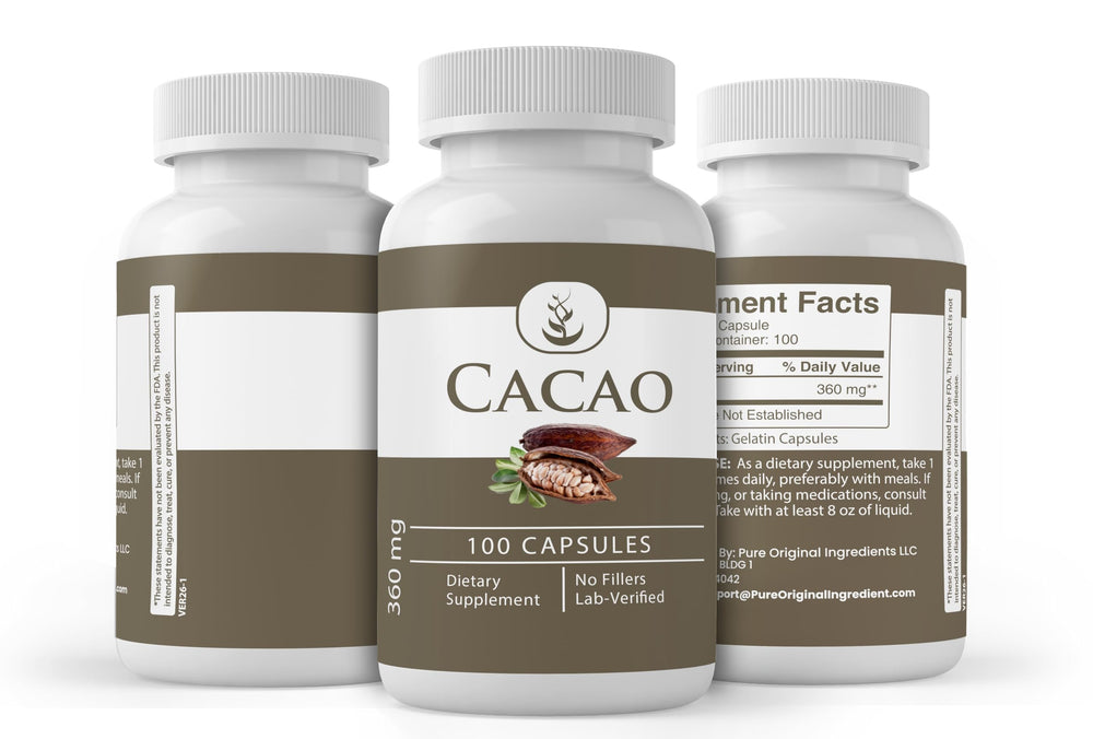 Pure Original Ingredients cápsulas mezcladas en batido para uso práctico diario