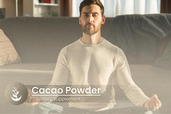 Pure Original Ingredients etiqueta del producto que muestra solo cacao como ingrediente