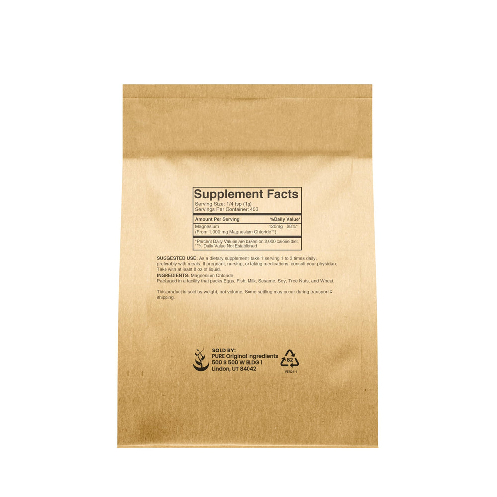 Pure Original Ingredients envase eco-amigable para packaging sostenible.