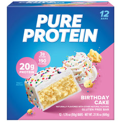 Pure Protein barrita sin empaque mostrando textura y capas sabrosas