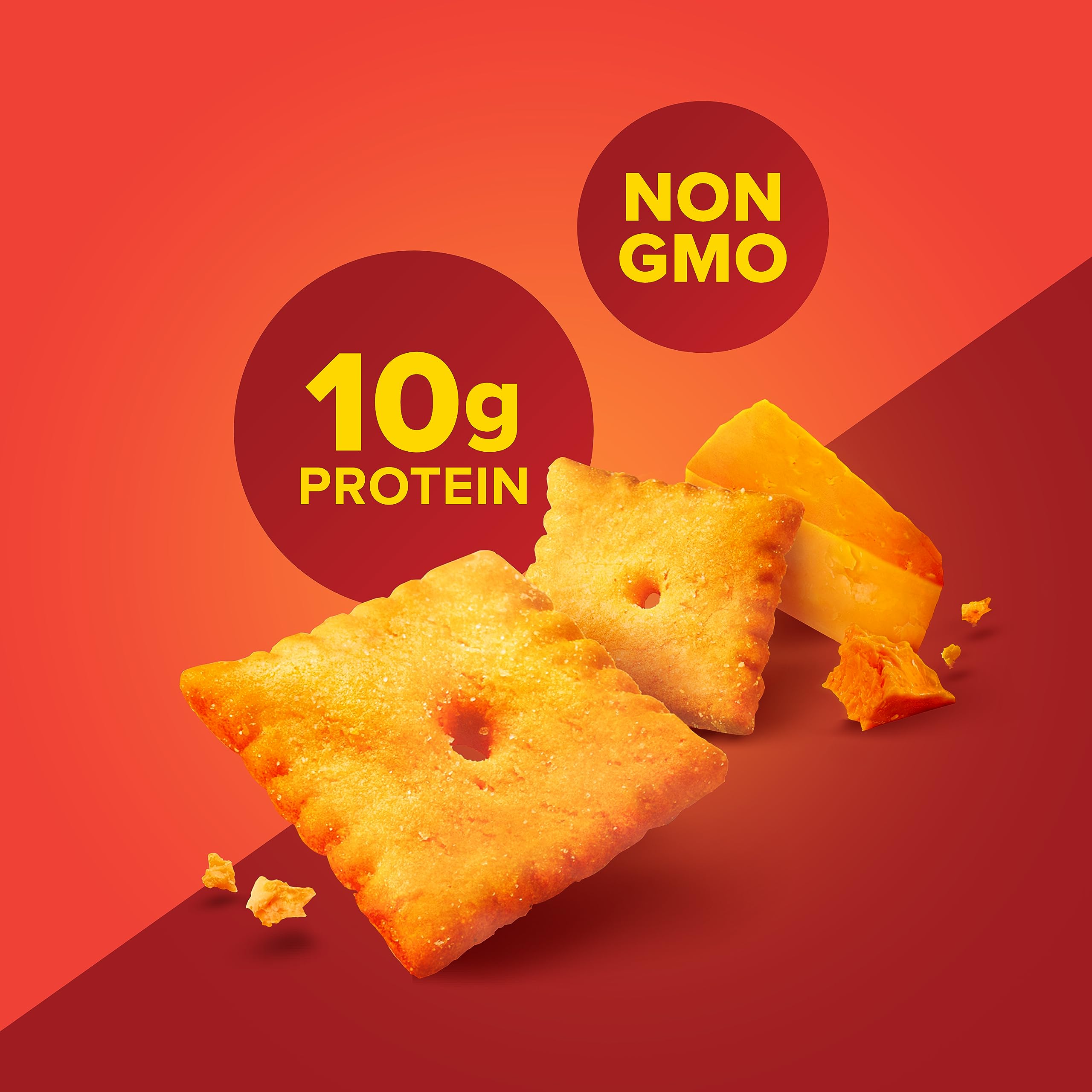 Pure Protein porción en mano comparada con tamaño, control de porciones práctico