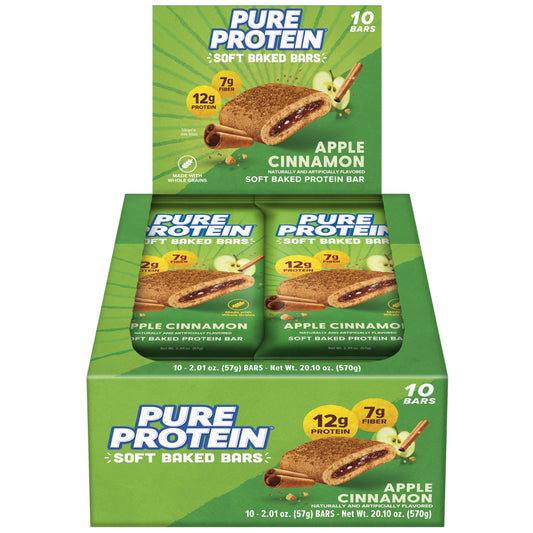Pure Protein frente del empaque mostrando beneficio práctico y nutricional
