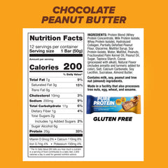 Pure Protein etiqueta nutricional en primer plano con macros claros y ventaja informativa