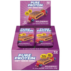 Pure Protein presentación frontal mostrando paquete y beneficio práctico
