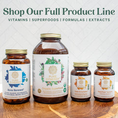 PURE SYNERGY producto en entorno saludable sugiriendo bienestar diario
