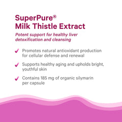 PURE SYNERGY etiqueta con lista de ingredientes y certificaciones claras