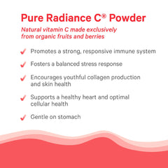 PURE SYNERGY mezcla de camu camu, acerola y bayas secas como ingredientes