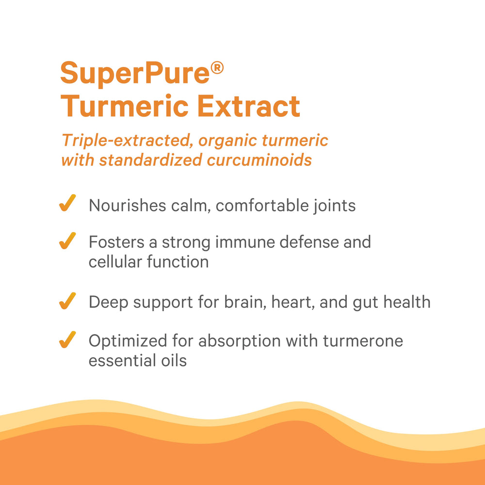 Pure Synergy ingredientes orgánicos certificados sobre mesa, garantía de calidad