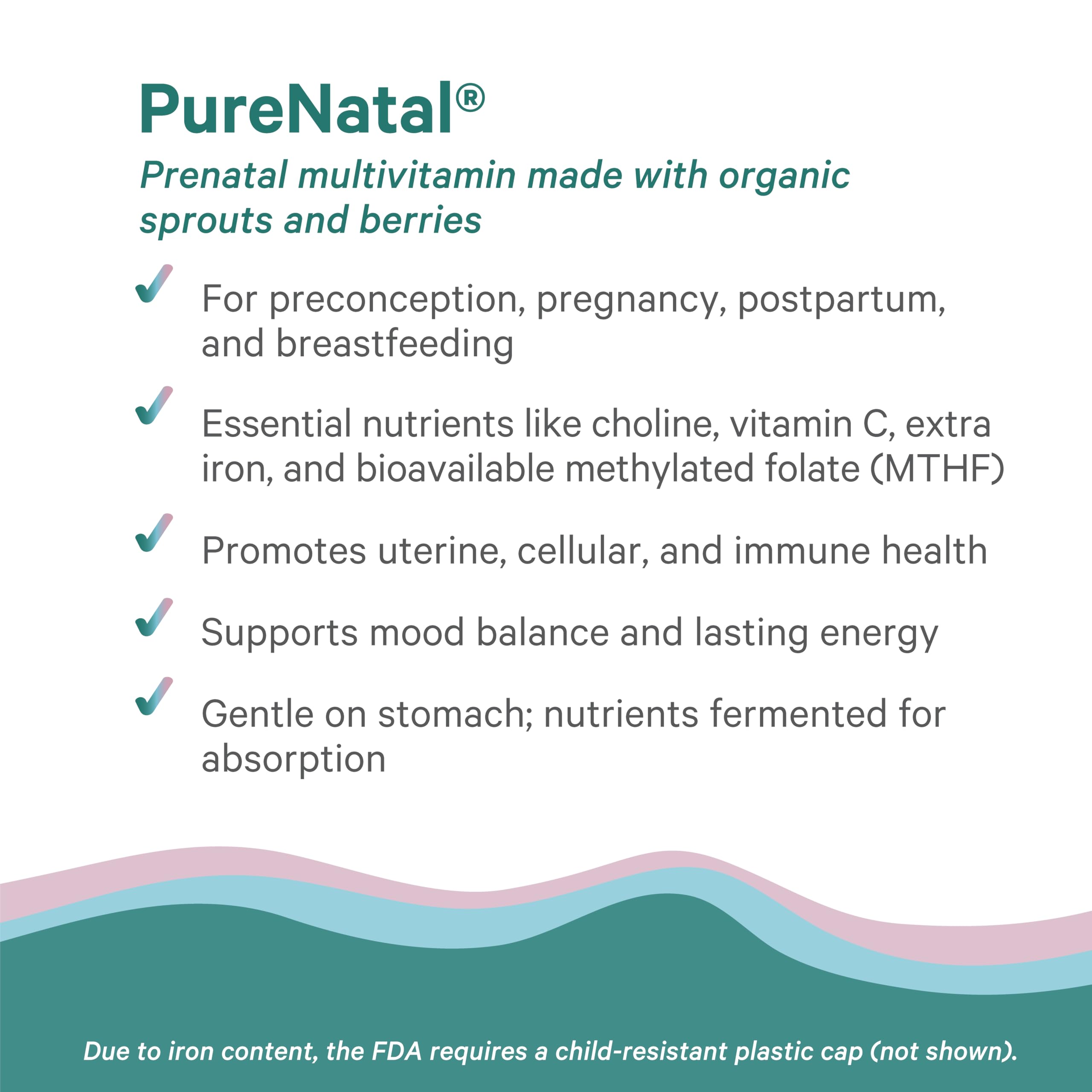 PURE SYNERGY PureNatal brotes y bayas orgánicas como fuente de cofactores