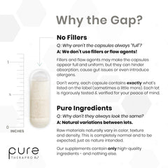 Pure TheraPro Rx ingredientes patentados resaltados como ventaja