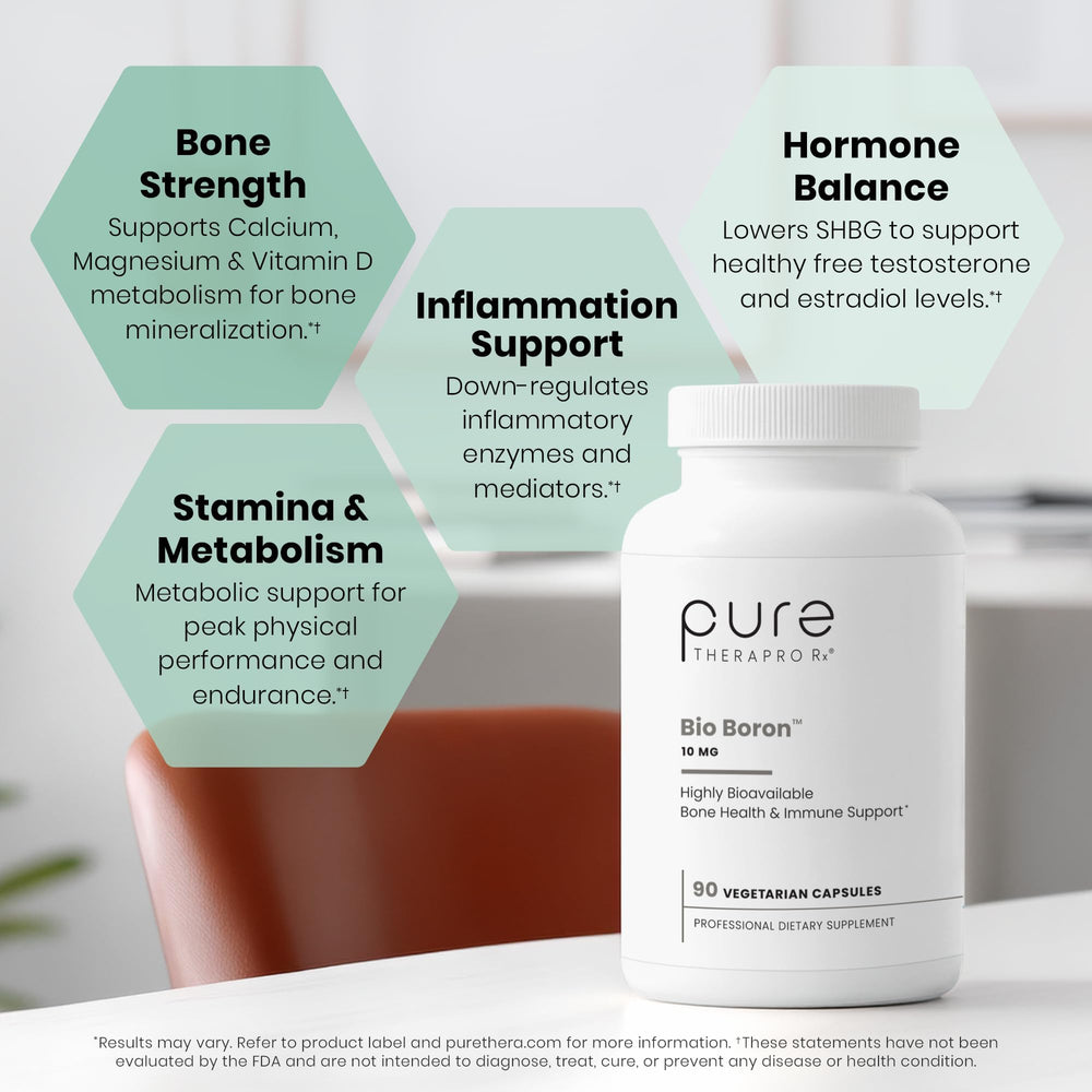 Pure Therapro Rx botella abierta con cápsulas, muestra cantidad y formato