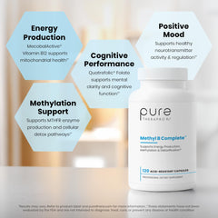 Pure Therapro Rx botella abierta con cápsulas para visualización del contenido