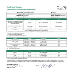 Pure Therapro Rx sello de certificación USA, transmite seguridad y manufactura