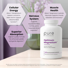 Pure Therapro Rx cápsula abierta con polvo, ilustra ingredientes de alta absorción