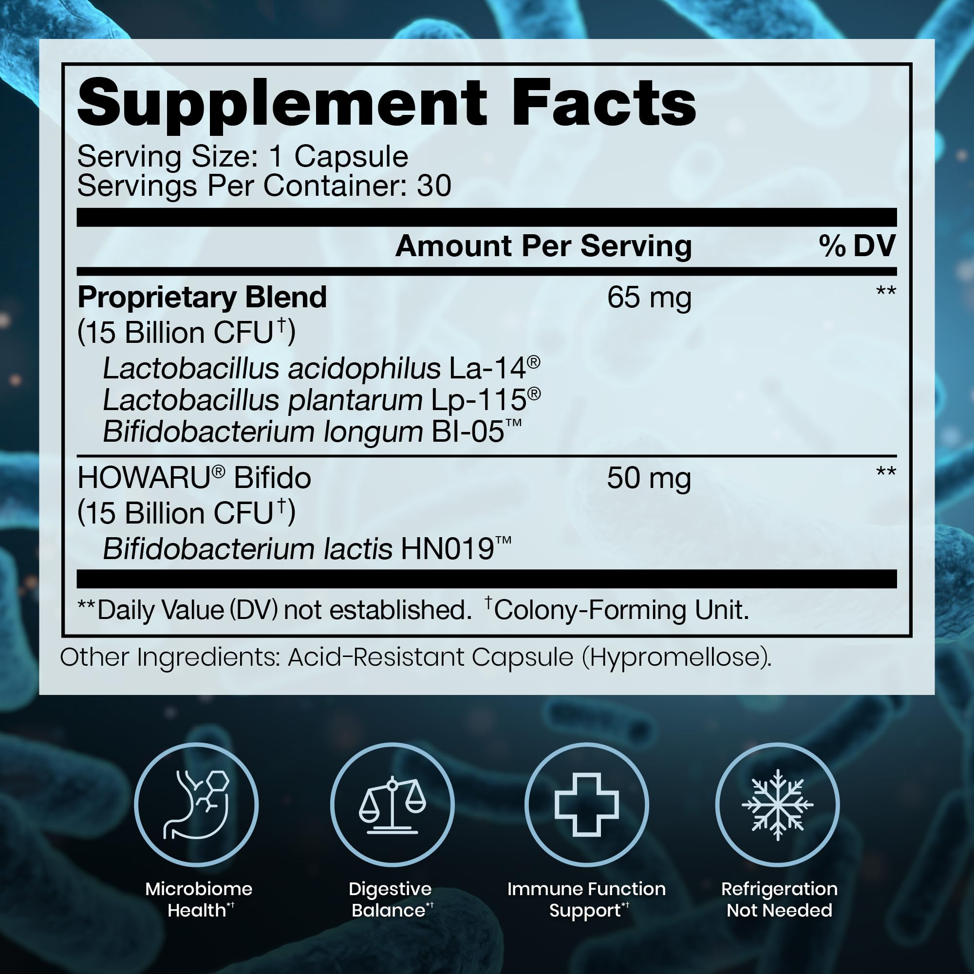Pure Therapro Rx cápsula vegetal completa con aspecto liso y protección