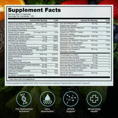 Pure Therapro Rx detalle de cápsulas vegetales prioridad a la pureza