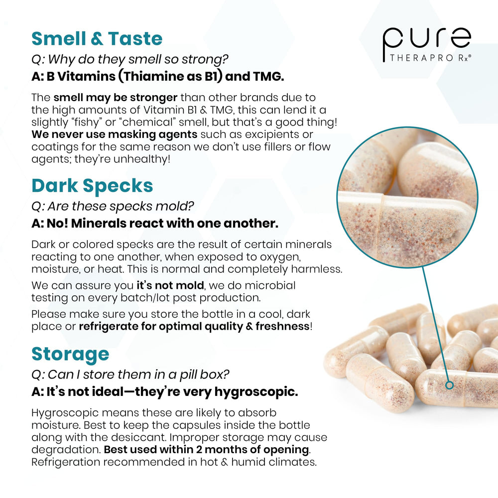 Pure Therapro Rx certificados de calidad y laboratorio para confianza