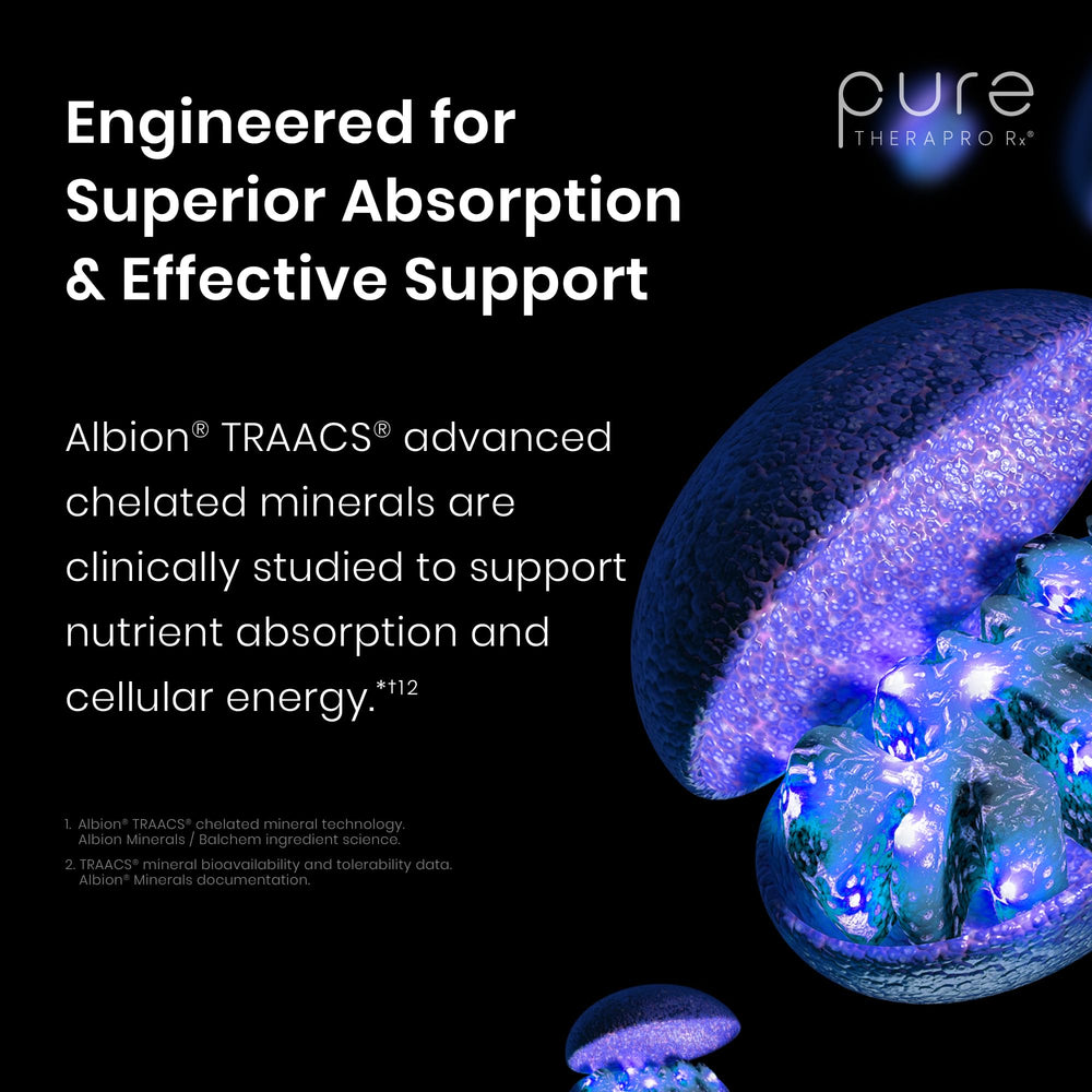 Pure Therapro Rx envase abierto con cápsulas listo para consumo diario
