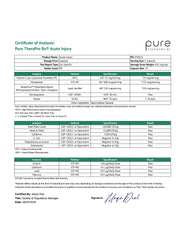 Pure Therapro Rx envase abierto con cápsulas visibles para ver cantidad y calidad