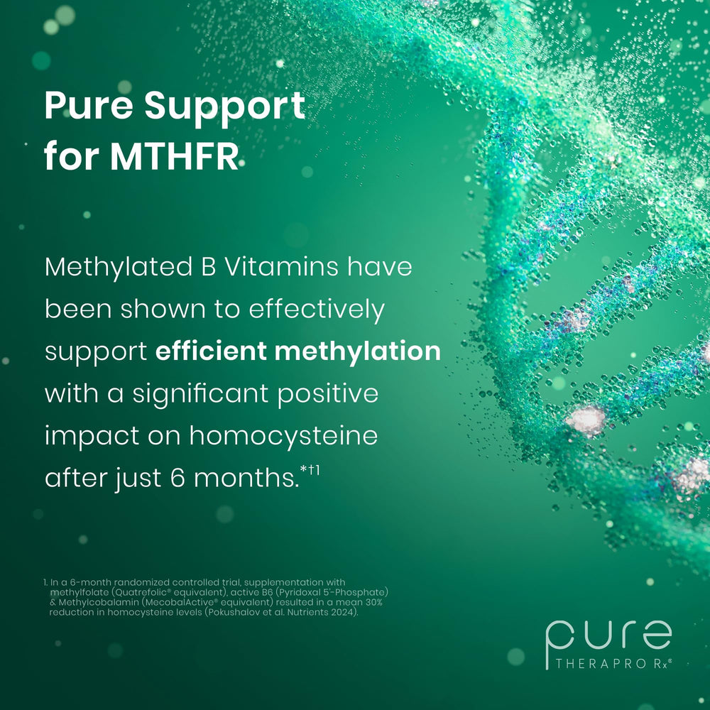 Pure Therapro Rx envase junto a desayuno para mostrar integración en rutina diaria