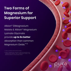Pure Therapro Rx etiqueta nutricional legible, muestra transparencia y calidad
