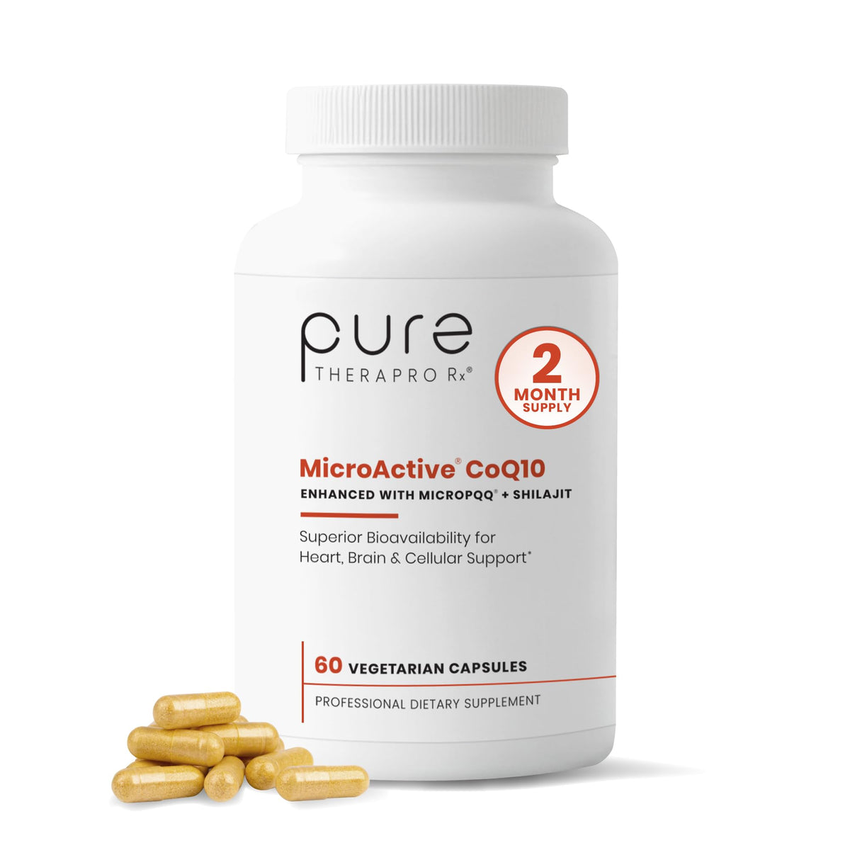 Pure Therapro Rx frente del empaque mostrando 60 cápsulas y claridad de fórmula