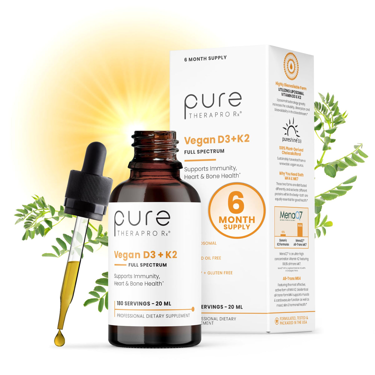 Pure Therapro Rx frente del envase mostrando etiqueta clara y beneficios