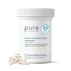 Pure Therapro Rx frontal del envase mostrando dosis y 30 cápsulas