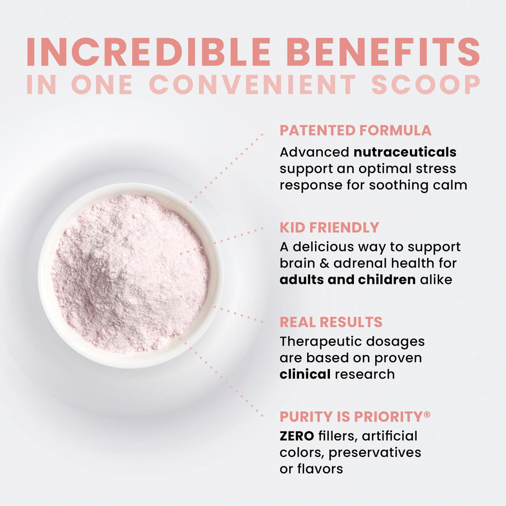 Pure Therapro Rx etiqueta de ingredientes con certificaciones visibles