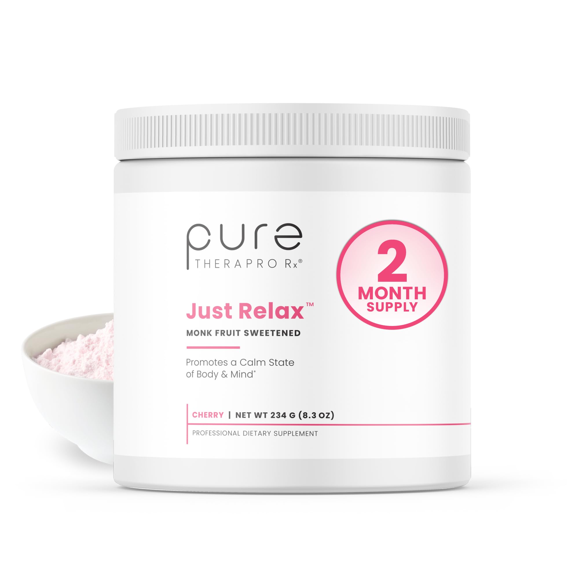 Pure Therapro Rx envase frontal mostrando etiqueta y beneficios