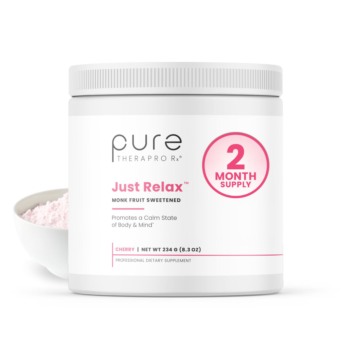 Pure Therapro Rx envase frontal mostrando etiqueta y beneficios