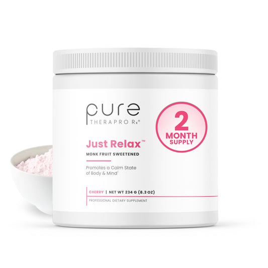 Pure Therapro Rx envase frontal mostrando etiqueta y beneficios