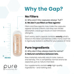 Pure Therapro Rx sello de pruebas de terceros que aporta confianza