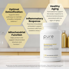 Pure Therapro Rx primer plano de la textura de la cápsula mostrando recubrimiento
