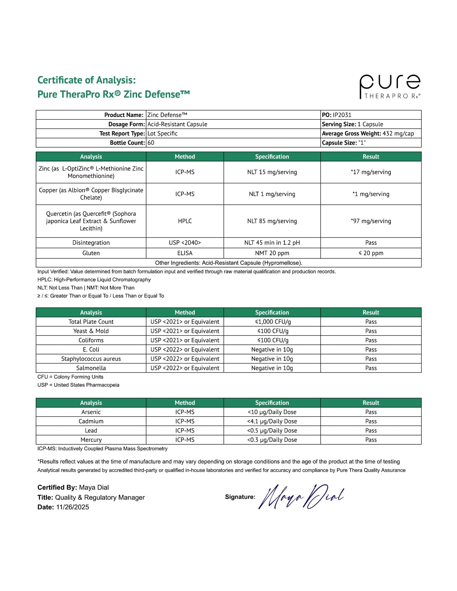Pure TheraPro Rx escena de cocina lifestyle mostrando inclusión en rutina