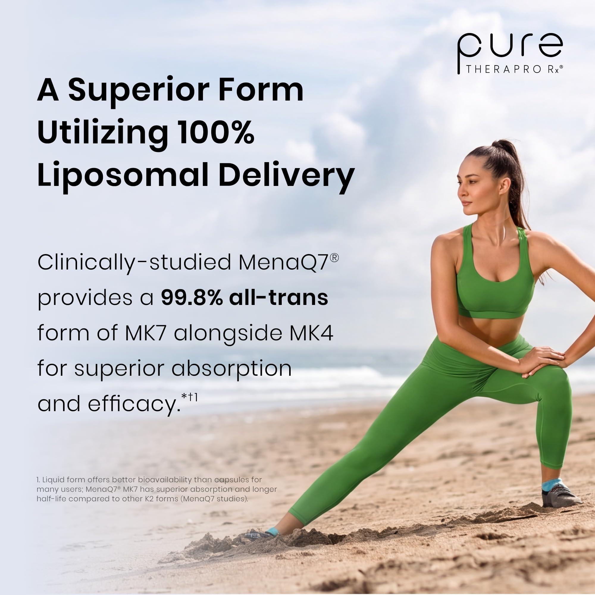 Pure Therapro Rx escena matutina con gotas en rutina diaria beneficios convenientes