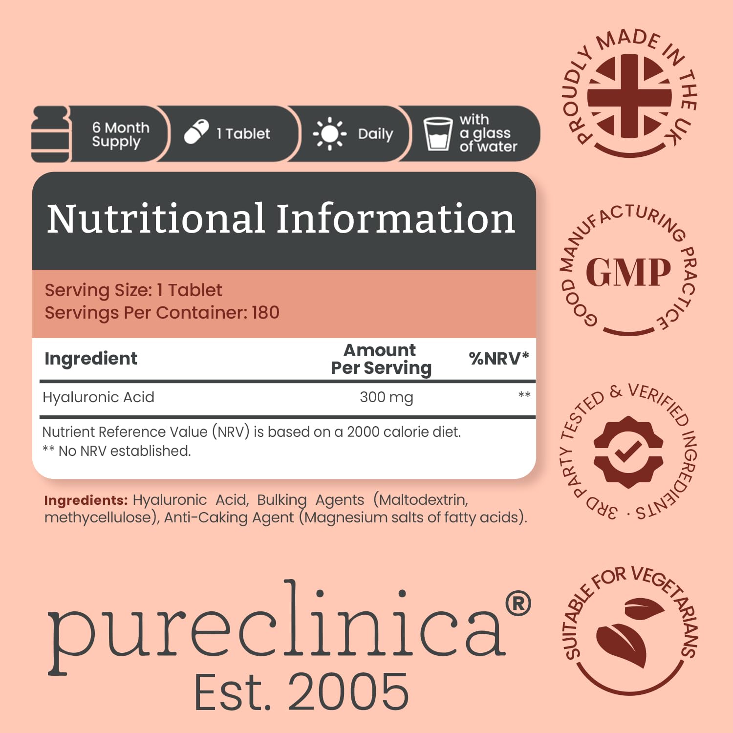 pureclinica primer plano de textura de tableta resaltando pureza