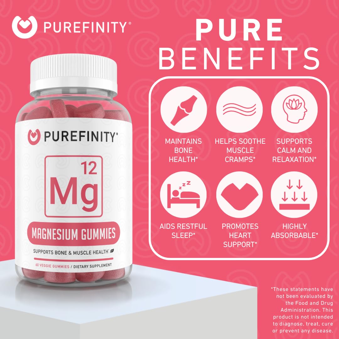 PUREFINITY primer plano textura de gomita pectina y facilidad masticar