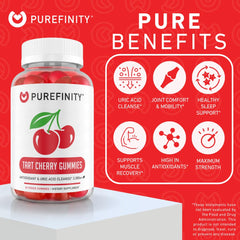 PUREFINITY gomita en mano lista para tomar, conveniente y fácil de masticar
