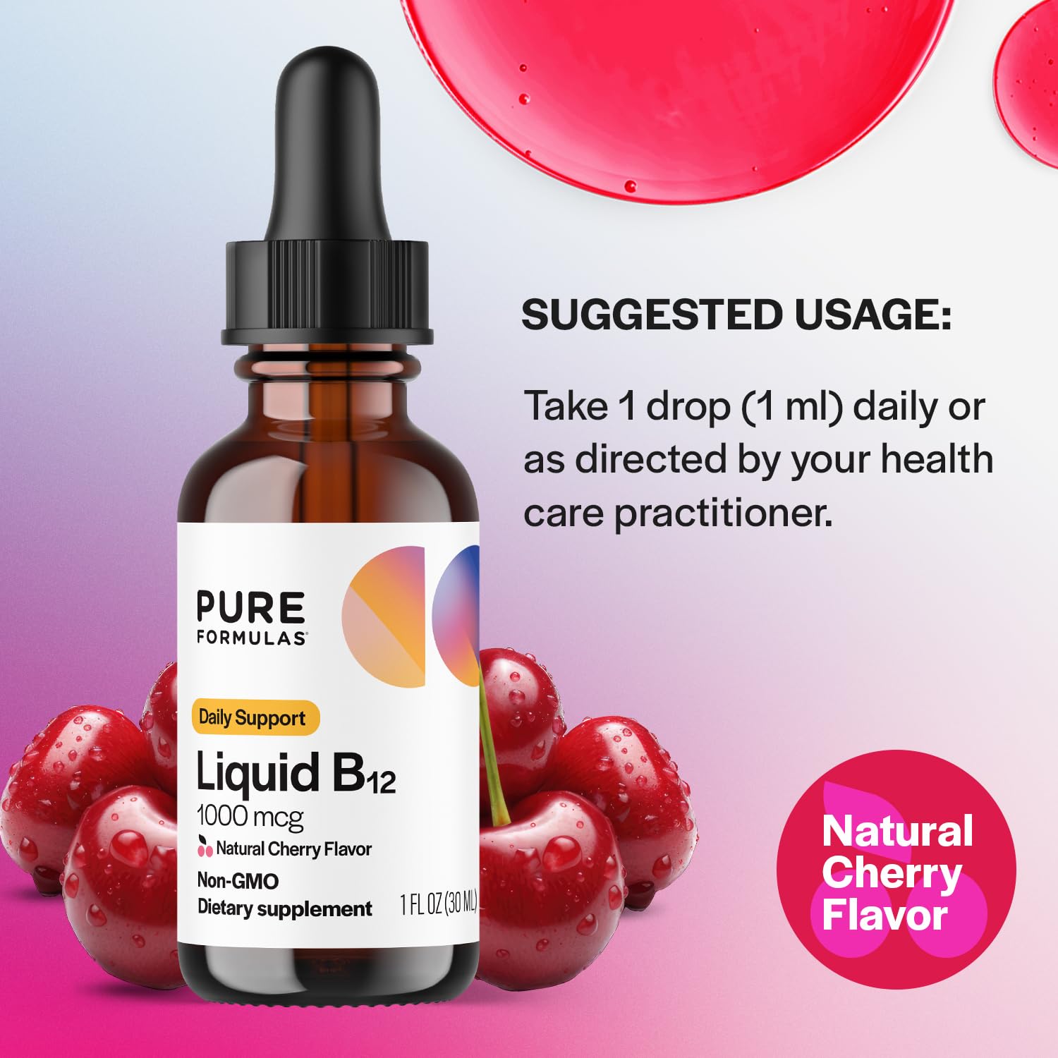 PureFormulas uso sublingual ilustrado para administración fácil diaria