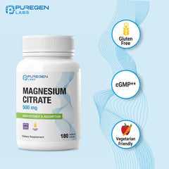 Puregen Labs botella junto a accesorios saludables, apto para estilos de vida activos
