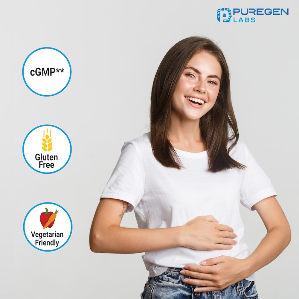 Puregen Labs sello GMP fabricado en EE. UU. confianza y control de calidad