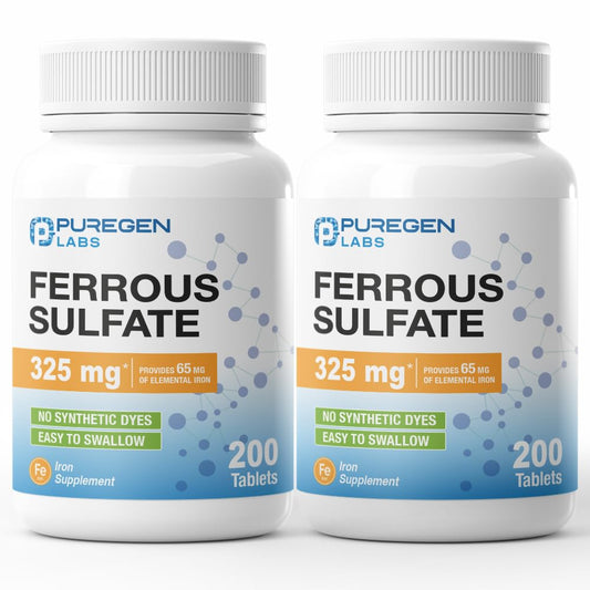 Puregen Labs frasco frontal mostrando la cantidad y formato.