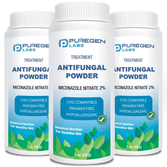 Puregen Labs frente del paquete mostrando el envase y beneficio de alivio rápido