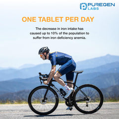 Puregen Labs frasco y caja sobre mesa transmitiendo presentación y almacenamiento fácil.