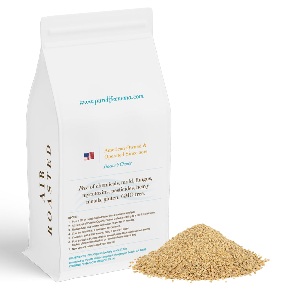 Purelife Enema textura del polvo pre-molido con aspecto uniforme y fácil disolución