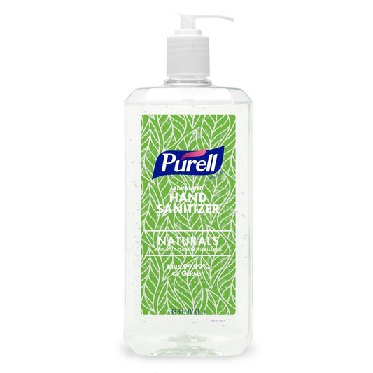 PURELL botella frontal 1 L mostrando diseño y capacidad, conveniencia inmediata