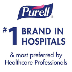 Purell comparación de tamaño 1200 mL para visibilidad de rendimiento