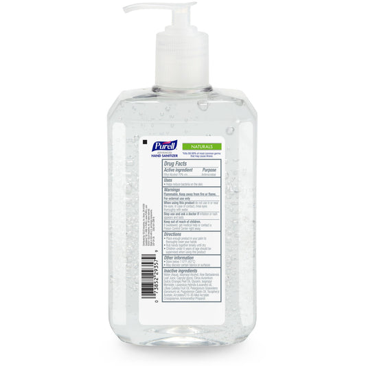 Purell detalle de bomba dosificadora para aplicación precisa y rápida
