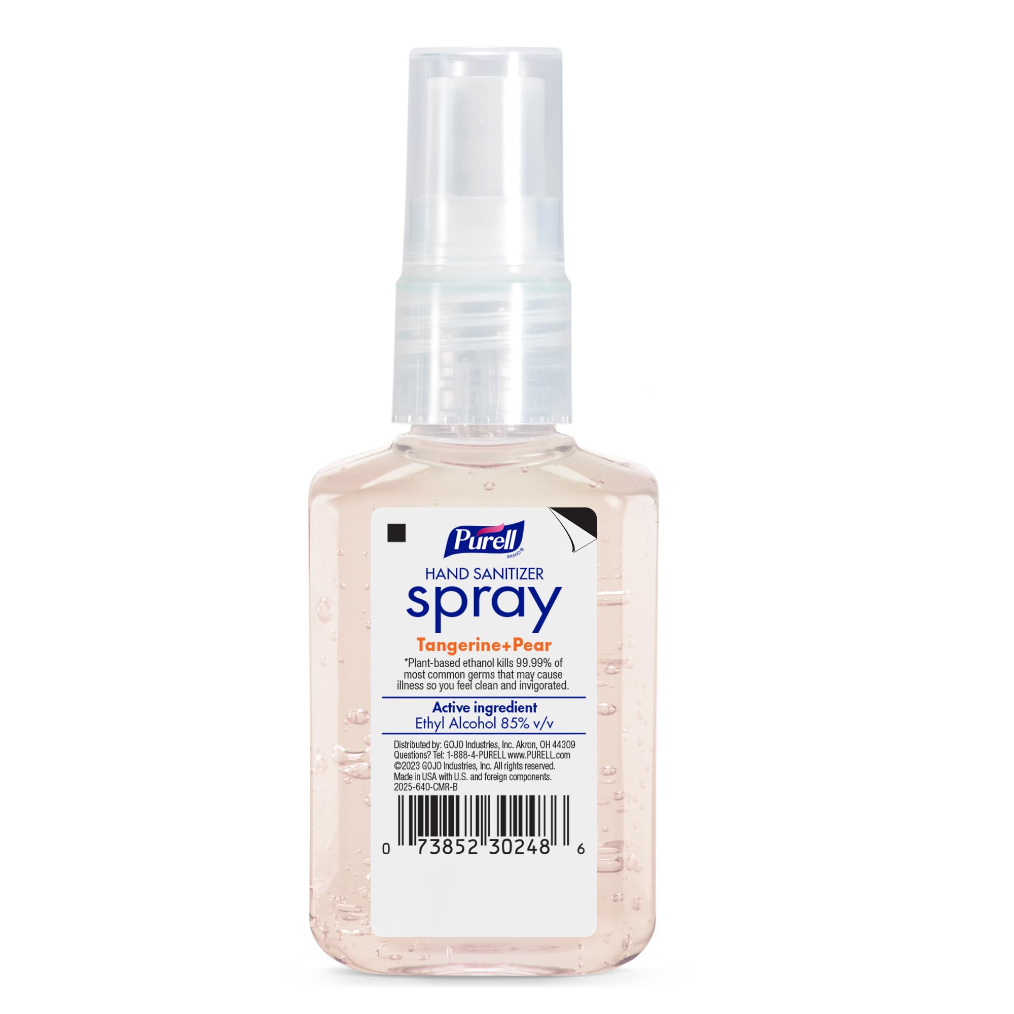 Purell detalle de la bomba y atomizador para aplicación precisa y rápida